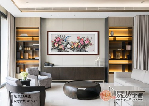 经典的客厅挂画，名家石开花鸟画佳作，每一幅都美的醉人