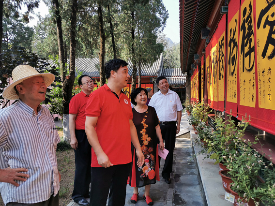 “壮丽七十年 百福庆华诞”书法笔会在云居寺举行