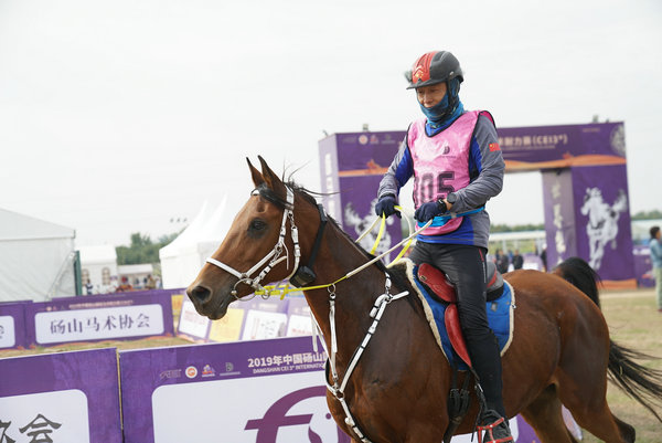 国际三星级马术耐力赛在中国砀山举行 北京骑手贾惠林勇摘桂冠