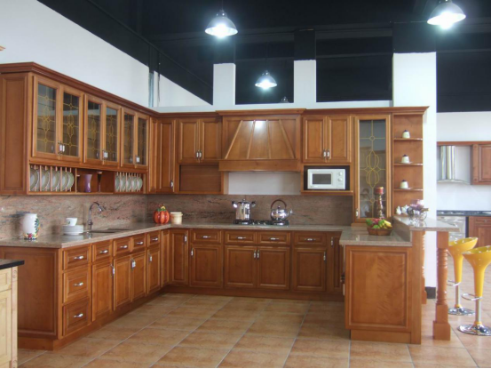 实木橱柜什么品牌好｜让橱柜更时尚，我乐家居只用了3招