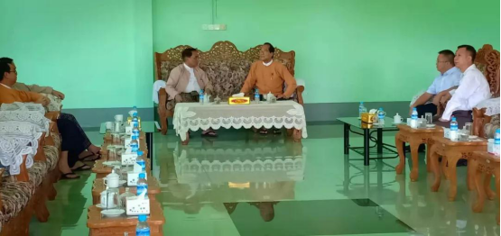 缅甸联邦商务部长吴丹敏等“缅中边境经济合作区中央委员会”领导调研甘拜地边境经济合作区项目