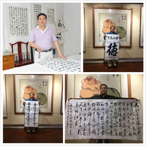 于国光书法可圈可点 笔笔见功夫