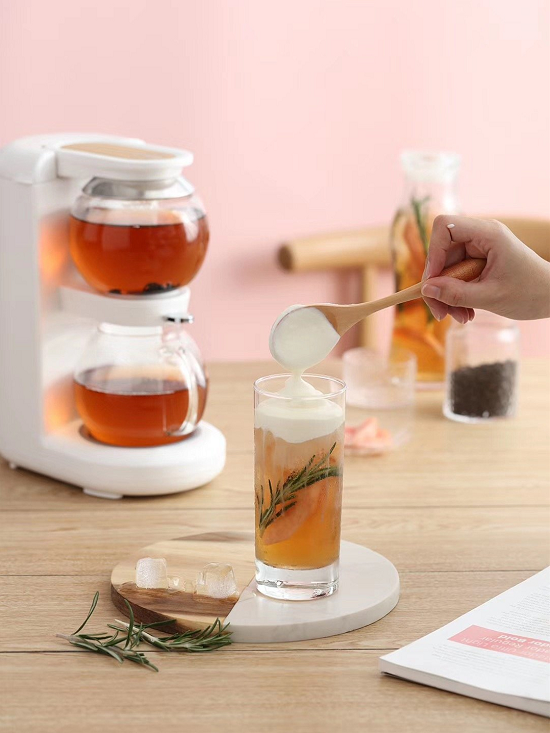 用鸣盏沙漏茶饮机自制网红茶,做朋友圈最有生活情调的小仙女