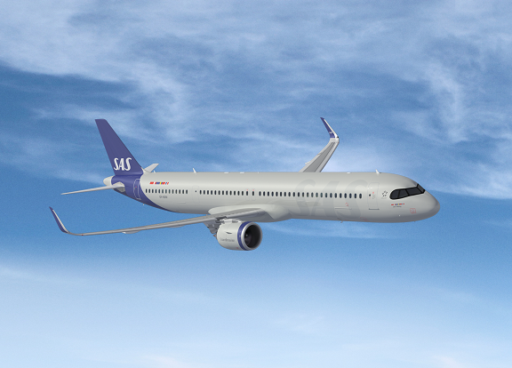 全新空中客车A321LR 将首次加入北欧航空机队