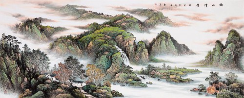 欣赏赵洪霞笔下的写意山水，品味国画之雅韵！