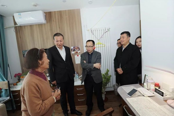 民政部老龄服务司领导莅临中关村科技旗下纳兰园参观考察