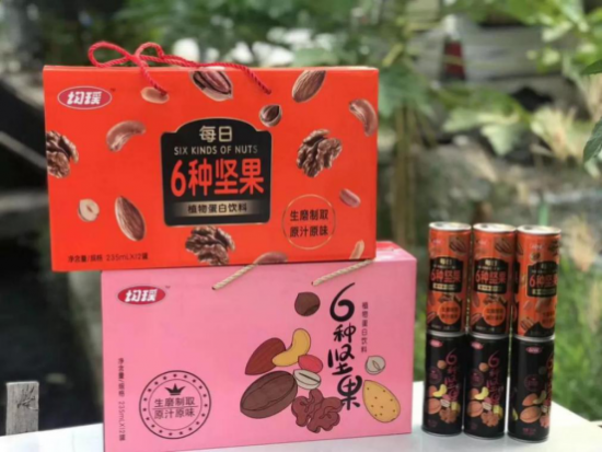 均瑶6种坚果——植物蛋白饮品市场的一颗新星