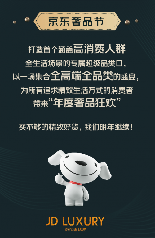 比肩11.11 1215京东奢品节首日成交金额环比30天日均增长320%