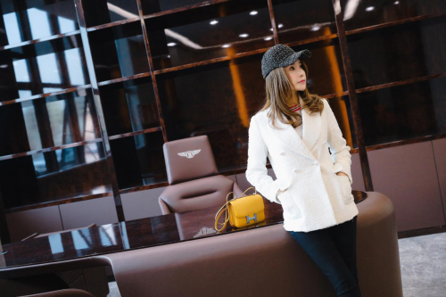 白皙品牌执行总裁张亦菲带领海外项目组，参观彭氏惠州产业园