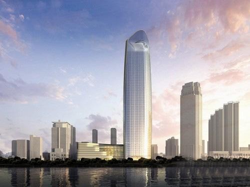 蒂森克虏伯电梯牵手汉口滨江第一高楼，打造长江新航标