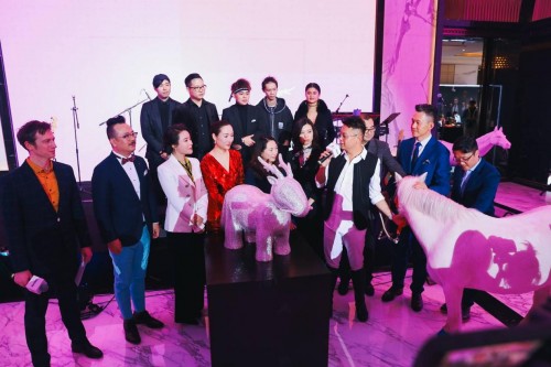 Simon Ma马兴文·马迹CHINA POP 全球巡回展 在上海举行发布会