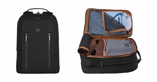 Wenger威戈City Traveler行李箱式设计双肩背包，短途差旅首选