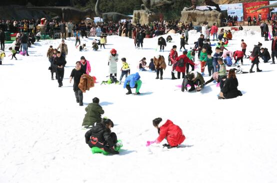 重庆滑雪受暖冬影响 奥陶纪景区雪场逆袭市场