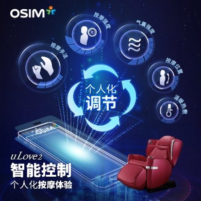 OSIM傲胜：春节将至 OS-888四手天王宝石红款伴你红火过年