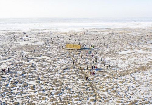 盘锦旅游篇|在红海滩的冰天雪地里玩出新高度