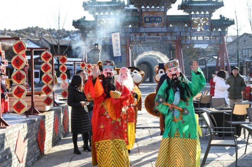 ​长城庙会过大年，解锁古北水镇新玩法