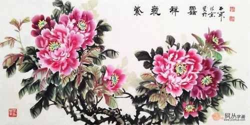 客厅墙挂字画就选这些，精品花鸟画值得推荐