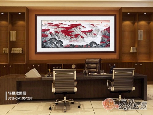 选对了办公室装饰画，大气上档次，还怕没生意？