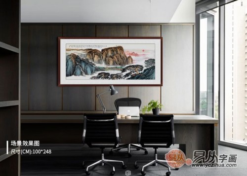 选对了办公室装饰画，大气上档次，还怕没生意？