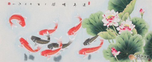 [客厅沙发墙]挂客厅沙发墙上的装饰画，这些精美好寓意花鸟画，满星推荐