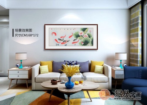 挂客厅沙发墙上的装饰画，这些精美好寓意花鸟画，满星推荐