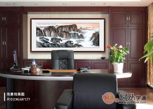 选对了办公室装饰画，大气上档次，还怕没生意？