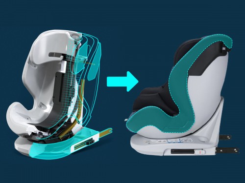 Osann欧颂德式安全座椅，0-12岁儿童完美通用