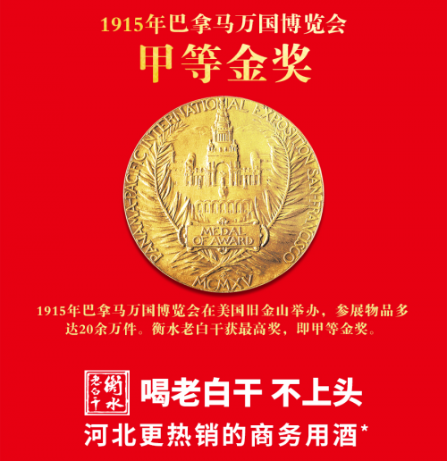 中国骄傲，衡水老白干荣膺食品界“诺贝尔”奖