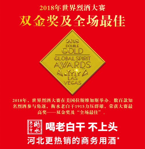 中国骄傲，衡水老白干荣膺食品界“诺贝尔”奖