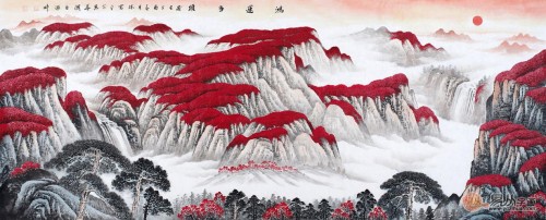 店铺开业适合送什么画？当选李林宏聚宝盆画作，招财进宝