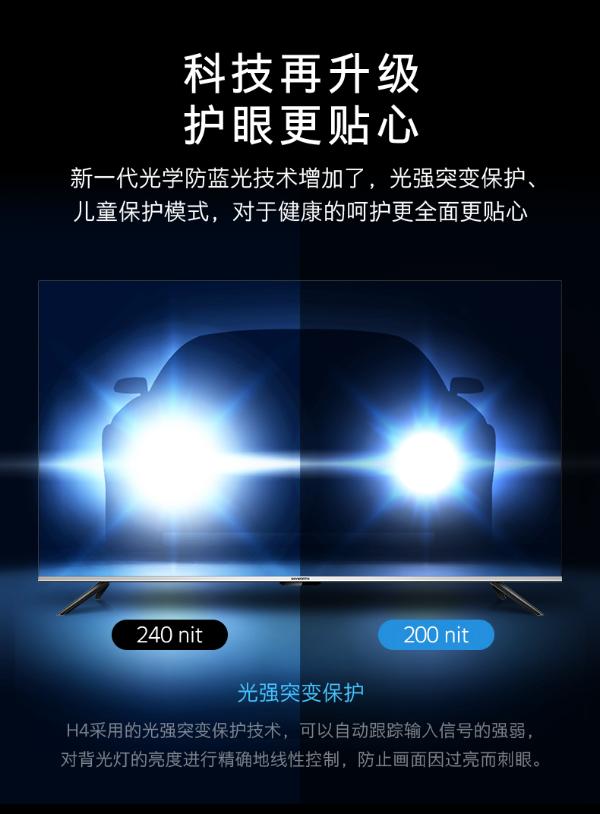 从芯片到灯珠全面升级,创维新一代防蓝光护眼电视H4新品发布