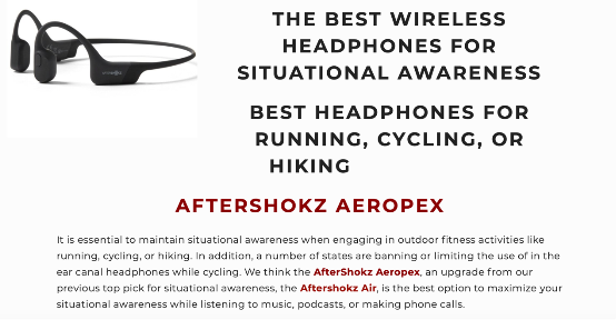  Techradar：Aeropex是你能买到的最佳骨传导耳机