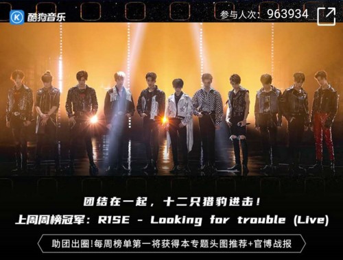 酷狗全程直击R1SE周年庆生会，新颖互动形式带领粉丝见证华丽蜕变