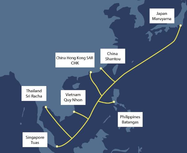 NEC签订“亚洲直达海缆”供货合同 新海底光缆系统将连接亚洲地区，全长9400km