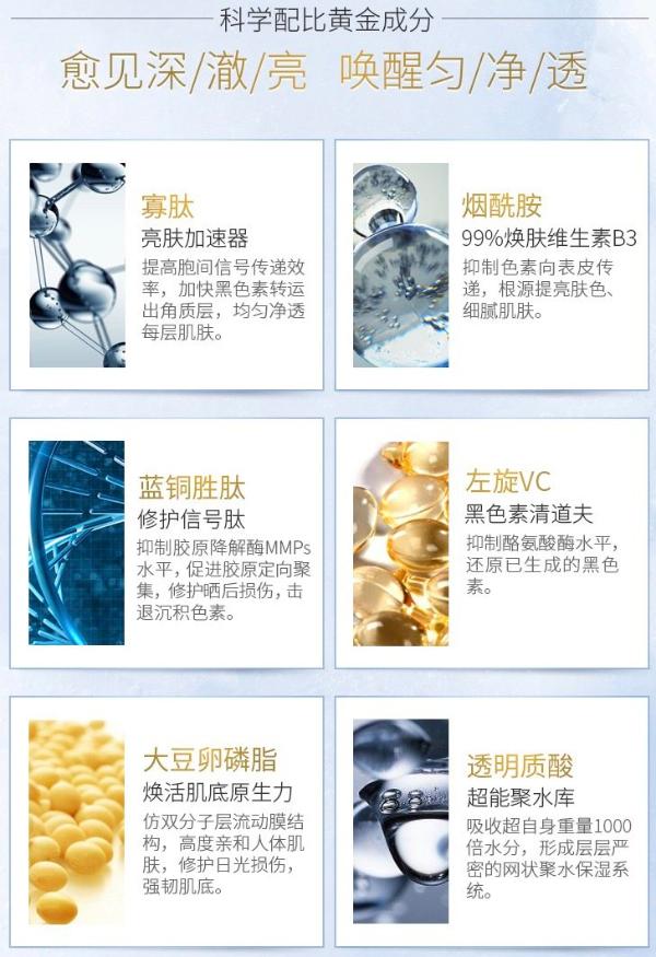 光希寡肽亮肤精华液，有效击退黯沉，助你轻松度过盛夏！