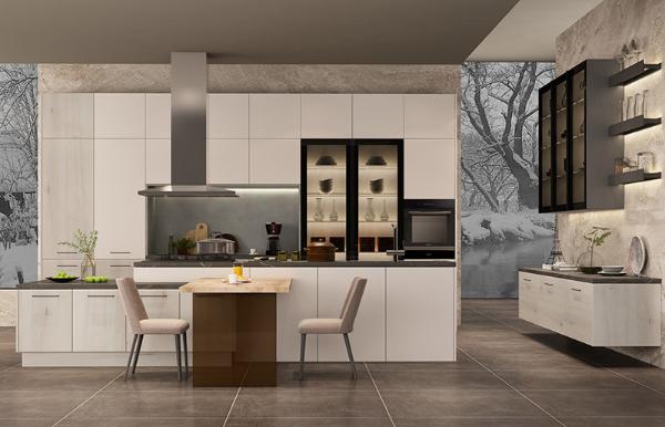 现代简约|哪些品牌的现代简约风橱柜好？我乐家居、欧派家居和司米橱柜