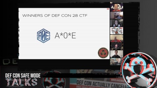 中国极客首次问鼎网络安全“世界杯”!腾讯A*0*E联合战队斩获DEF CON CTF2020总冠军