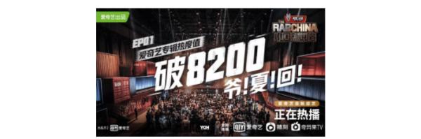 爱奇艺《中国新说唱2020》首期专辑热度破8200 斩获近200个热搜实现全网热议