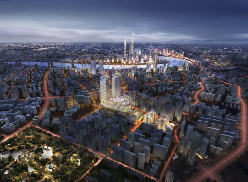 瑞虹企业天地正式封顶 北外滩商务新标杆来了