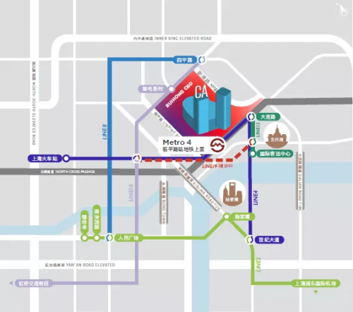 瑞虹企业天地正式封顶 北外滩商务新标杆来了