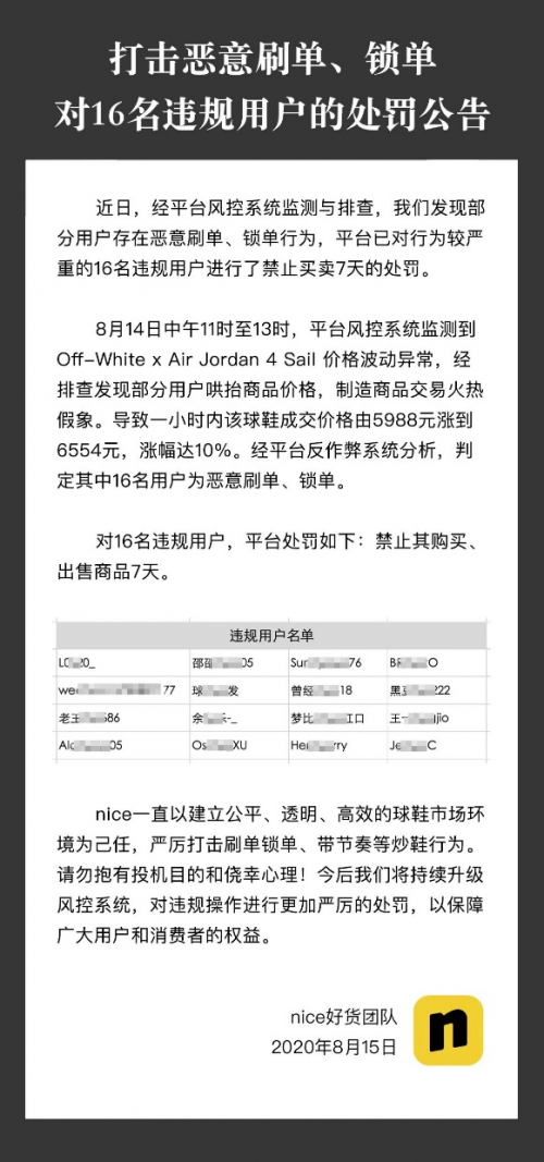 优化|优化球鞋交易模式 niceApp持续打击炒鞋