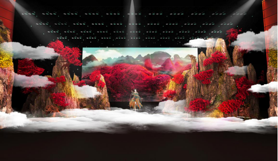 十年老剧院变身“造梦场” 虚实结合还原满山红叶盛景