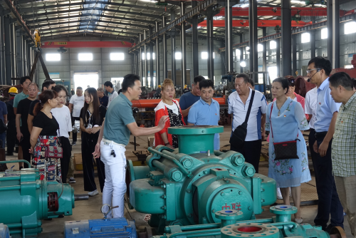 湖南省五金机电商会至中联泵业参观交流，探讨离心泵发展方向