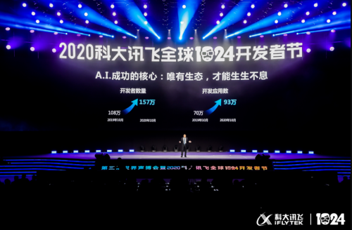 2020科大讯飞全球1024开发者节开幕，揭示未来A.I.新变革