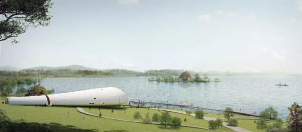 空间造园、双心联动，兴隆湖畔创意聚城