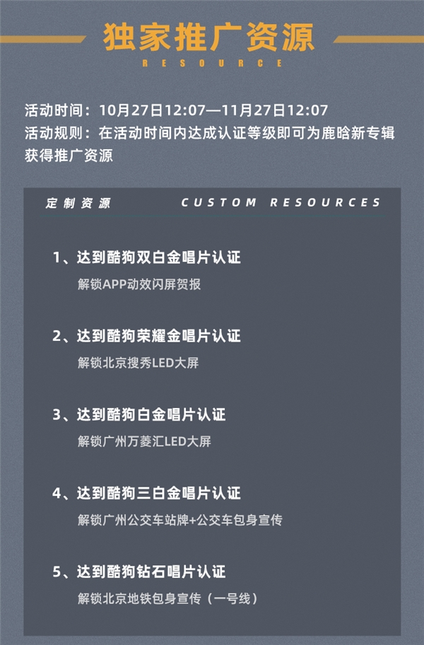 鹿晗π系列最终章面世 酷狗音乐开放预约通道