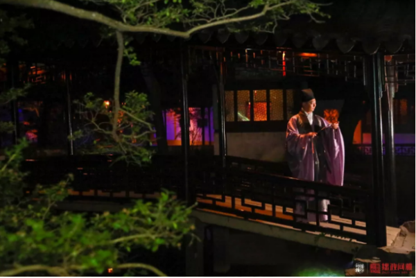 苏州园林拙政园夜游项目拙政问雅内测迎来汉服同袍会