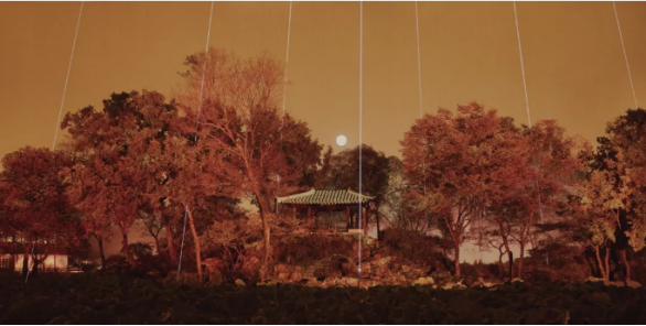 苏州园林拙政园夜游项目拙政问雅内测迎来汉服同袍会