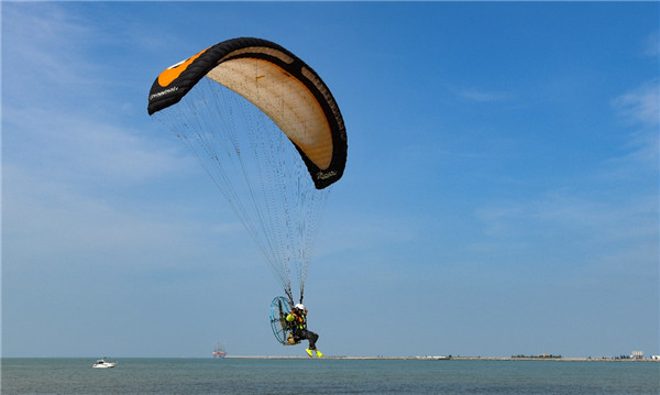 2020海飞赛·海口站动力伞魅力海岸锦标赛开赛