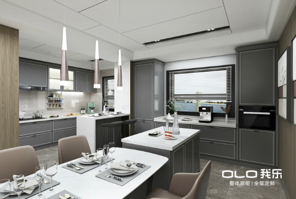 我乐整体橱柜这些暖色调厨房设计，爱了！爱了！